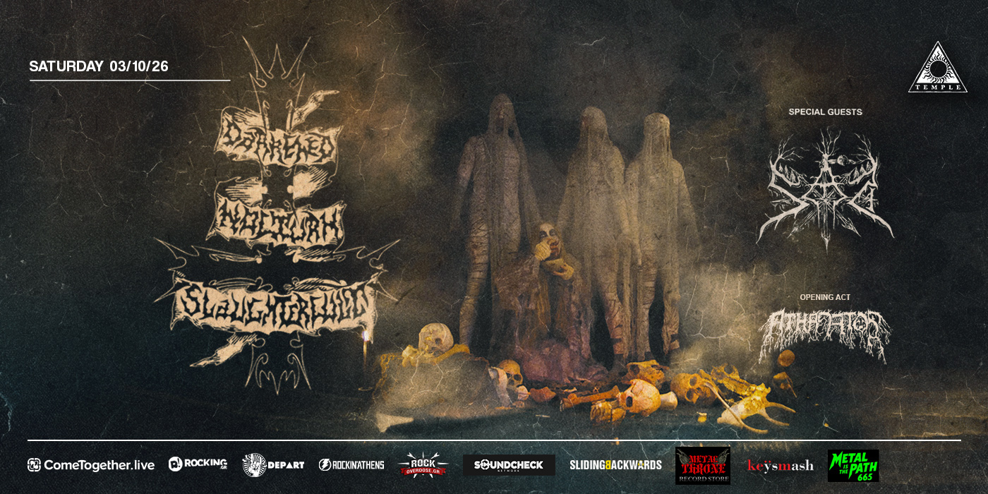 Darkened Nocturn Slaughtercult στο Black Temple της Αθήνας τον Οκτώβριο 2026
