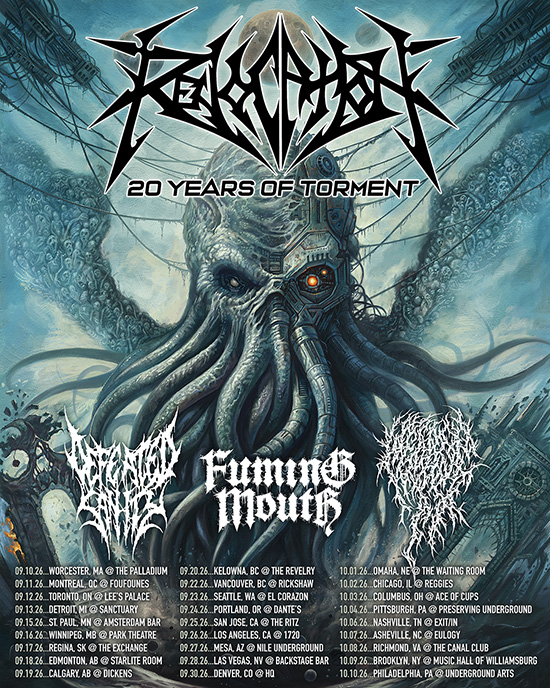 Revocation - 20 Years Of Torment tour